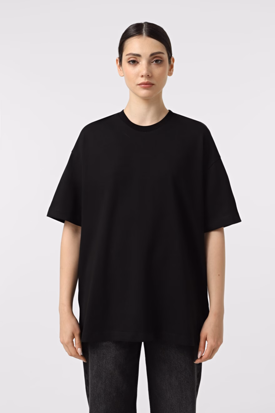Футболка Oversized чорного кольору